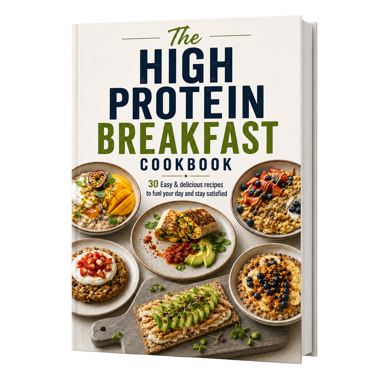 The High-Protein Breakfast Cookbook cover