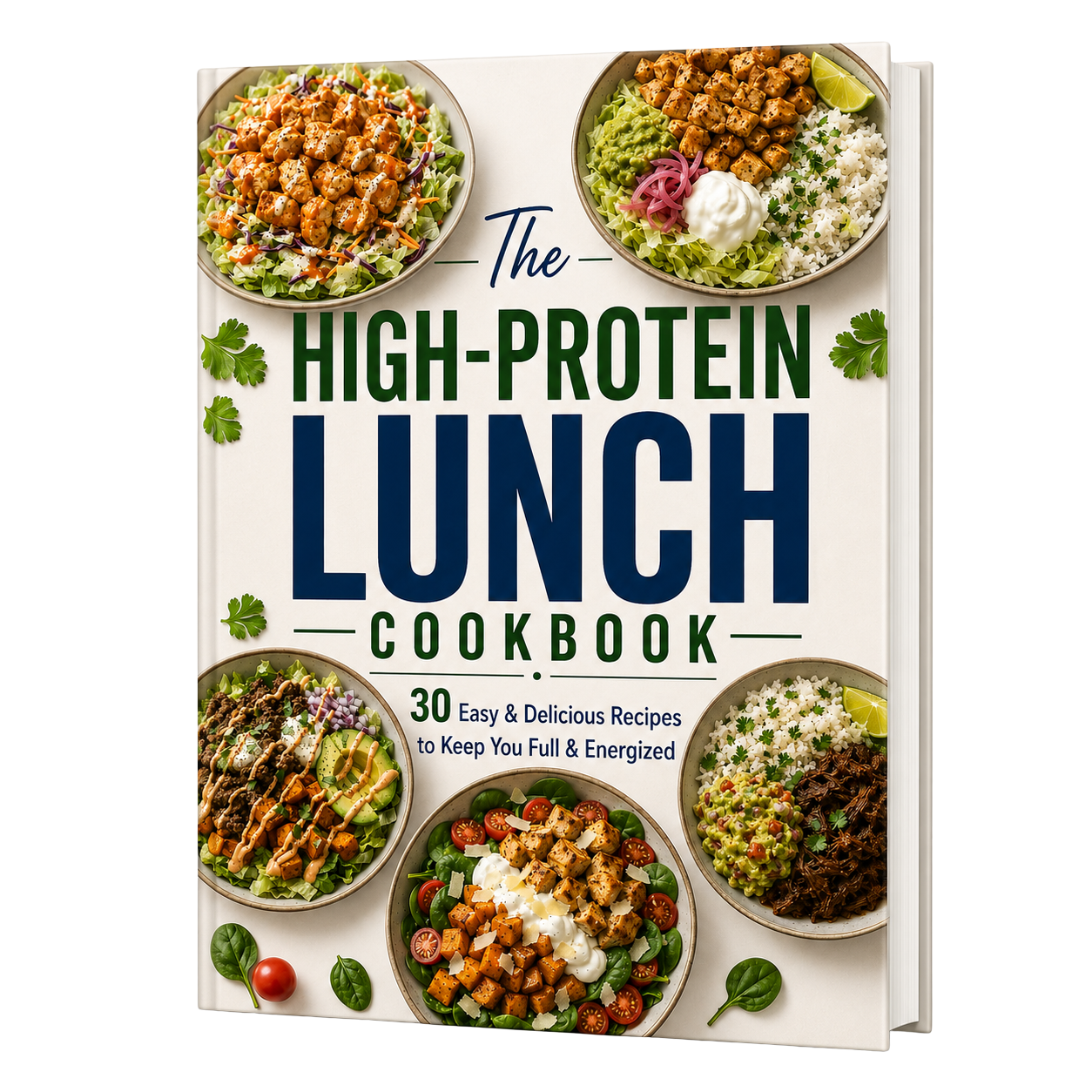 The High-Protein Lunch Cookbook cover
